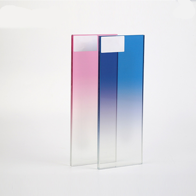 Le verre feuilleté gâché par film coloré de couche intermédiaire de 1.14mm Pvb a teinté le double verre trempé